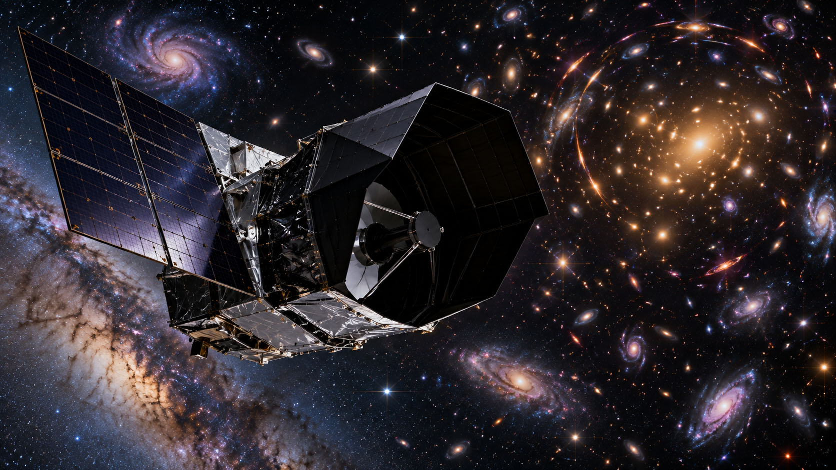 Nancy Grace Roman Space Telescope concept illustration